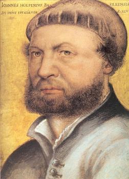 Hans The Younger Holbein : self portrait